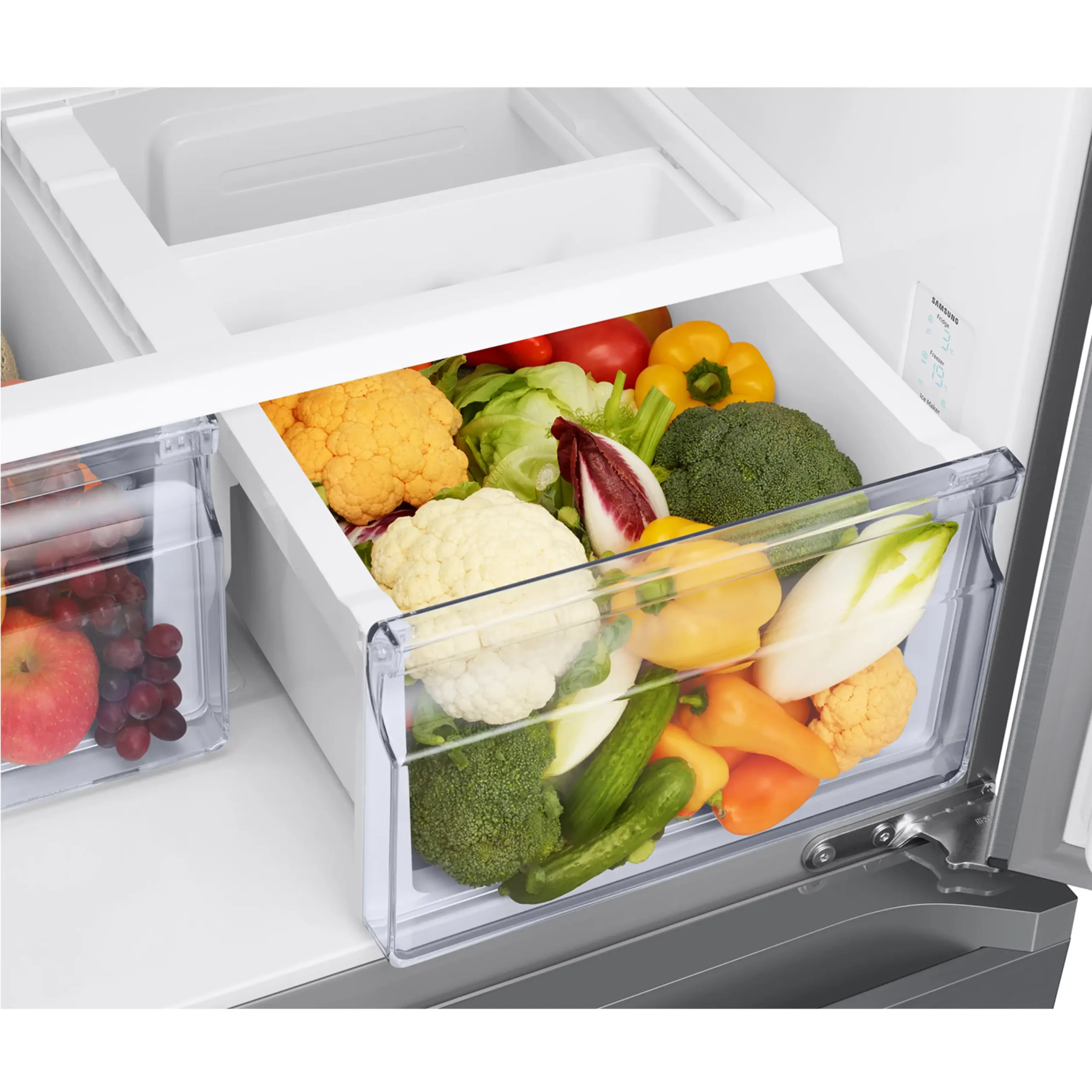 Frigorífico americano - Samsung RF50C530ES9/EF, Twin Cooling Plus, No Frost, 177.6 cm, 495 l, Dispensador agua y hielo, Inox – Image 13