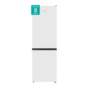 Frigorífico combi - Hisense RB390N4AWE1, Puerta reversible, Congelamiento rápido, No Frost, 186 cm, 304 l, Blanco