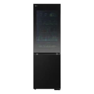 Frigorífico combi - LG GBG5160CEV, No Frost, Dinámico (con ventilador), Altura 1860 mm, Capacidad 349 l, Negro