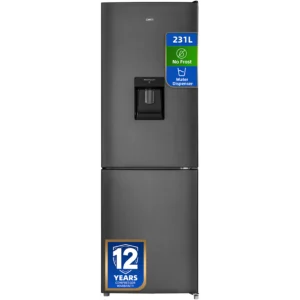 Frigorífico combi - CHIQ FBM228NE4DE, Deposito Agua 2L, No Frost, Altura 170 cm, Capacidad 231 l, Color Inox Oscuro